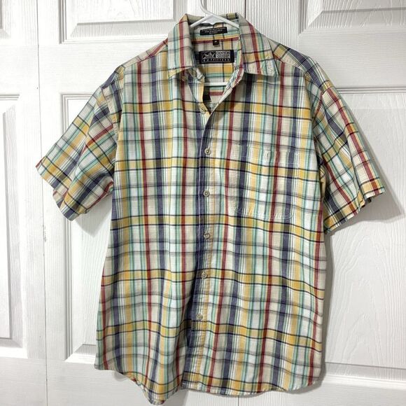 Canyon Guide Outfitters Button Up Plaid Men's Shirt M - Picture 1 of 8